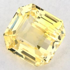 1.95 Ct Yellow Sapphire Octagon Loose Gemstone