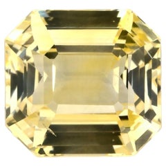 1.95 carati di zaffiro giallo ottagonale sciolto
