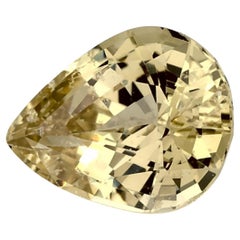 1.95 carati di zaffiro giallo a forma di pera sciolto