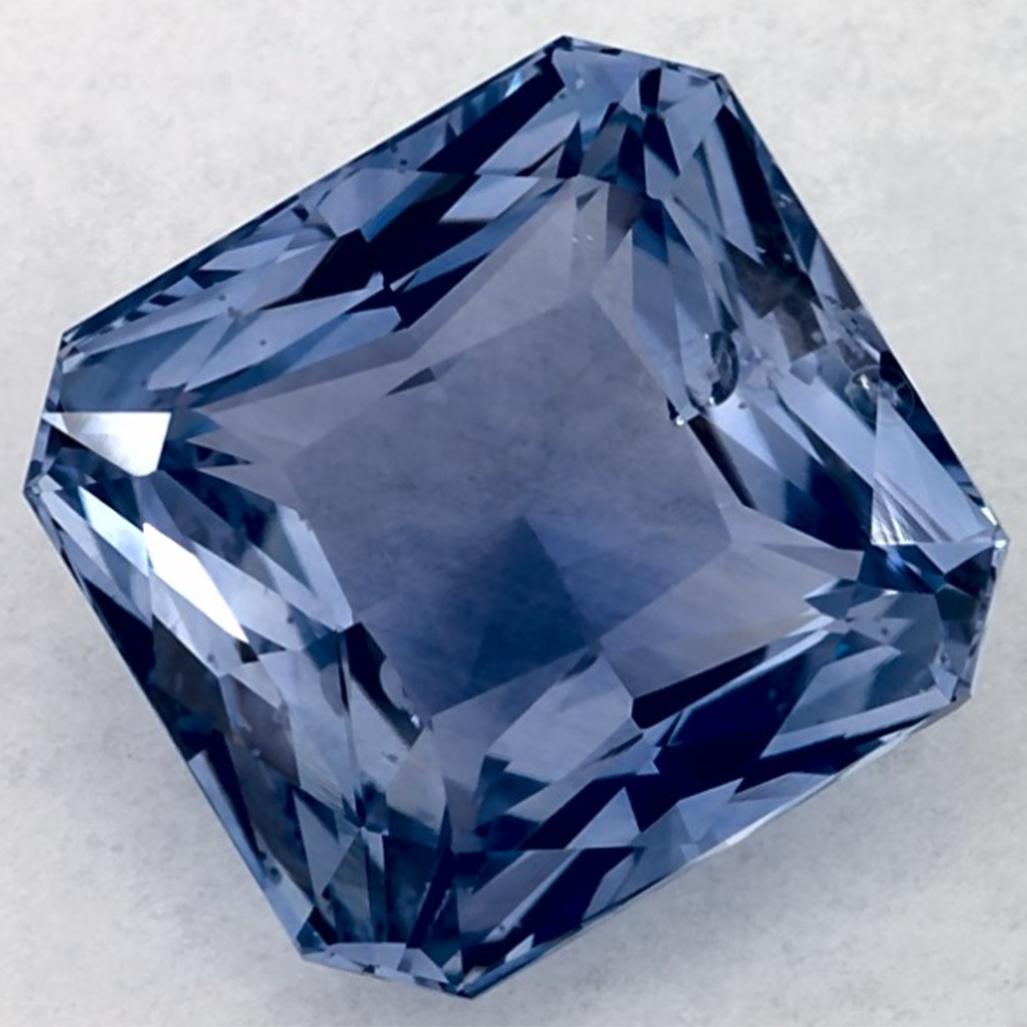 Emerald Cut 1.95 Cts Blue Sapphire Octagon Loose Gemstone For Sale