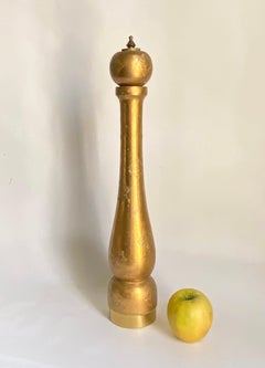 19.5 Inch Italian Florentine Gold Gilt Pepper Mill