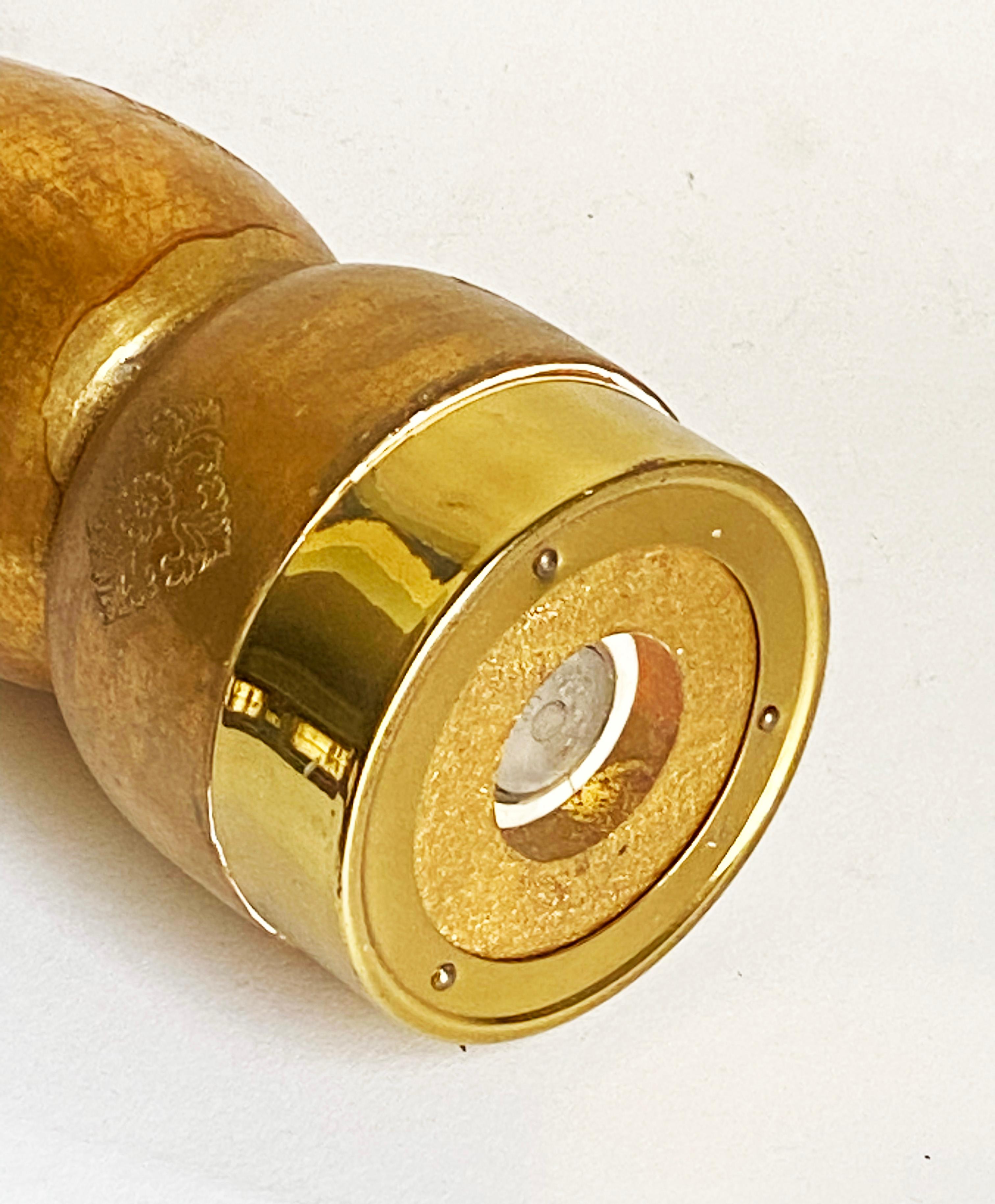 19,5 Zoll italienische Florentine Gold vergoldete Pfeffermühle im Angebot 2