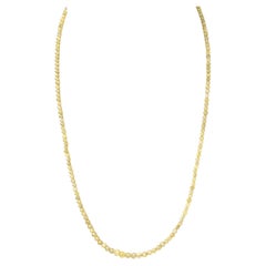 Collana con diamanti gialli Nature (43,00ct) da 19,5" in oro giallo 14K