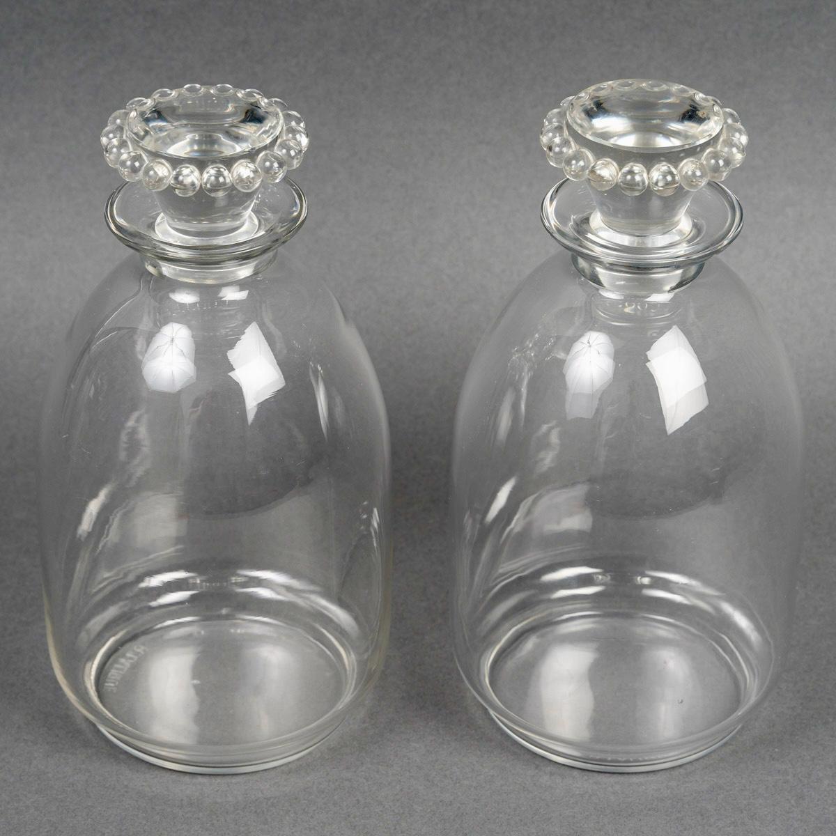 Art Deco Pair of Decanters 