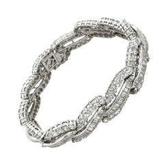 Bracciale con diamanti 1950-1960
 12,0ct in platino