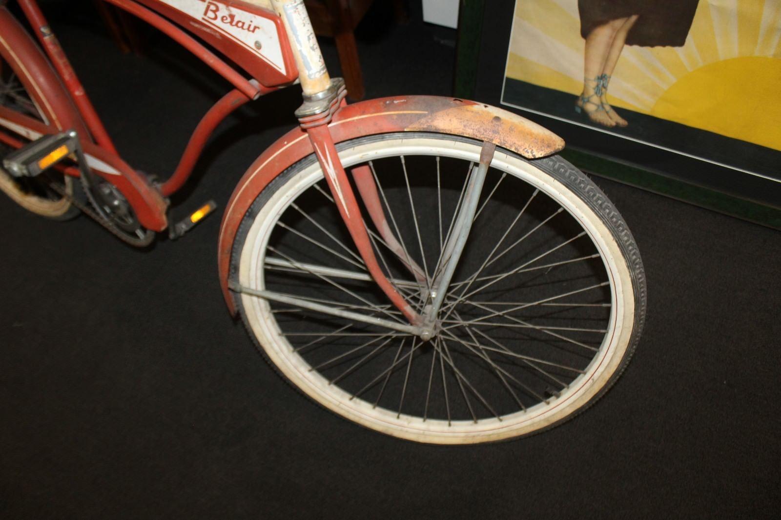 1950-1960s Huffy Belair Boys Bike Original Bicycle Unrestored For Sale 1