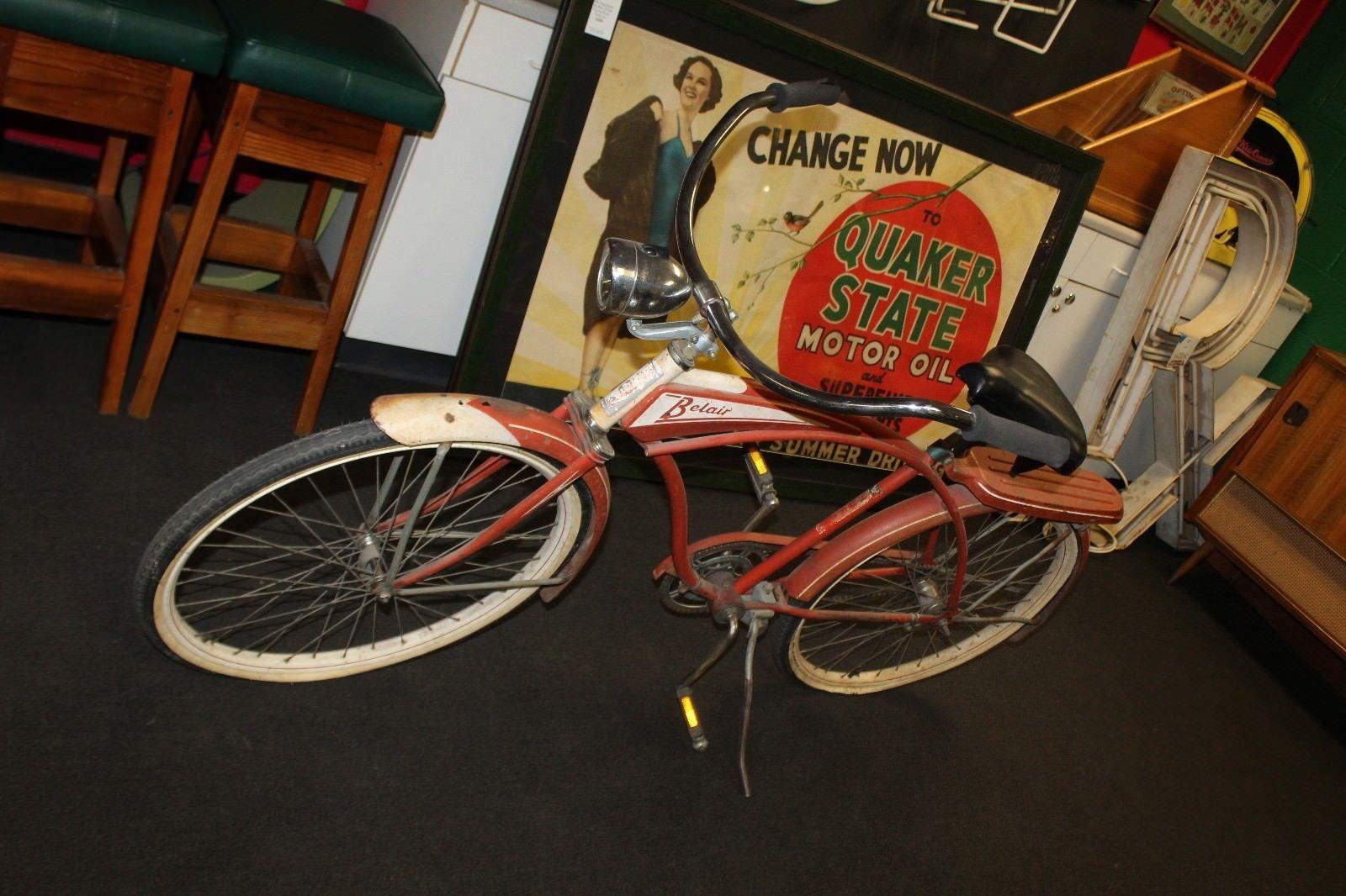 American 1950-1960s Huffy Belair Boys Bike Original Bicycle Unrestored For Sale