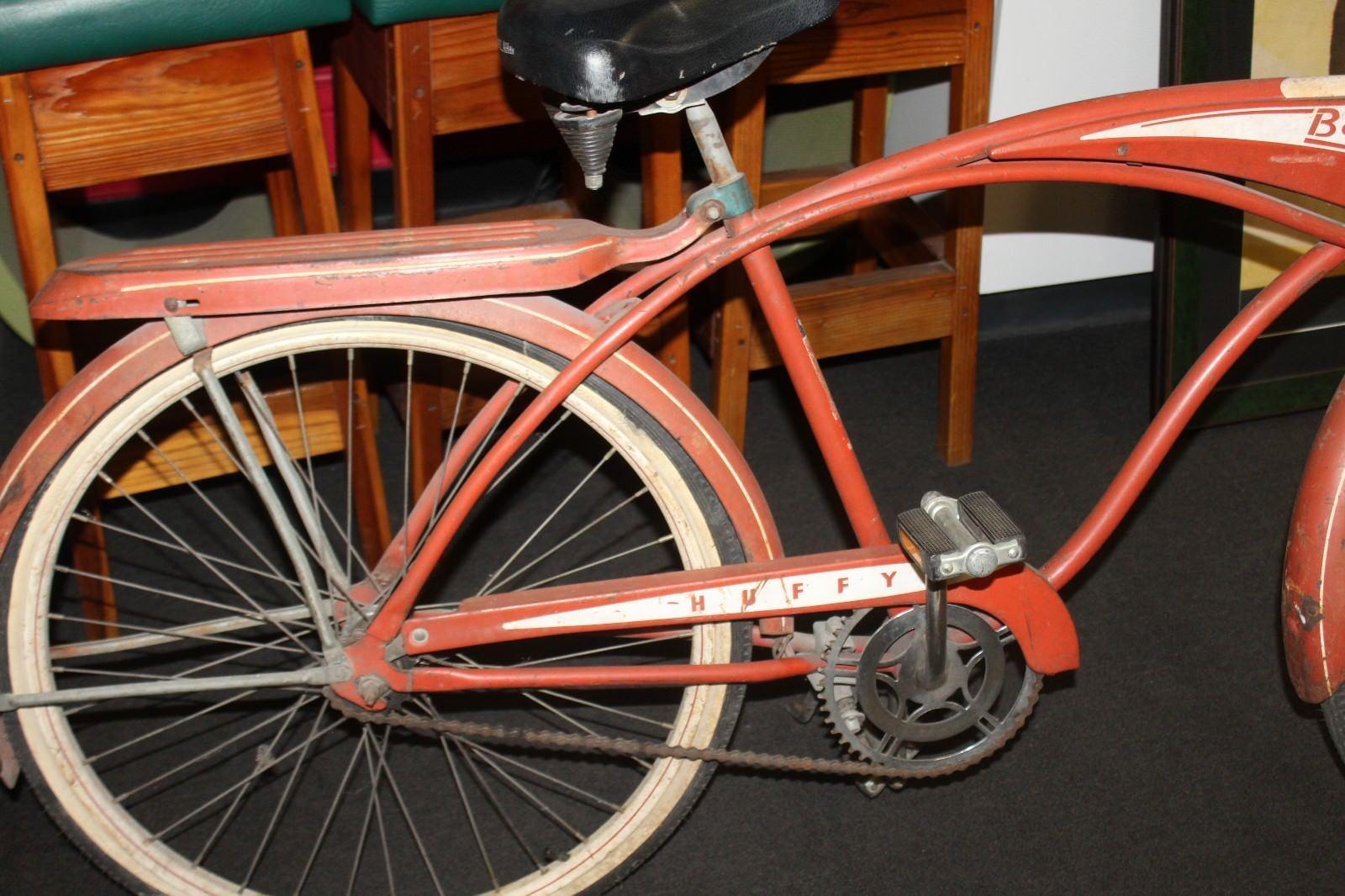 Mid-20th Century 1950-1960s Huffy Belair Boys Bike Original Bicycle Unrestored For Sale