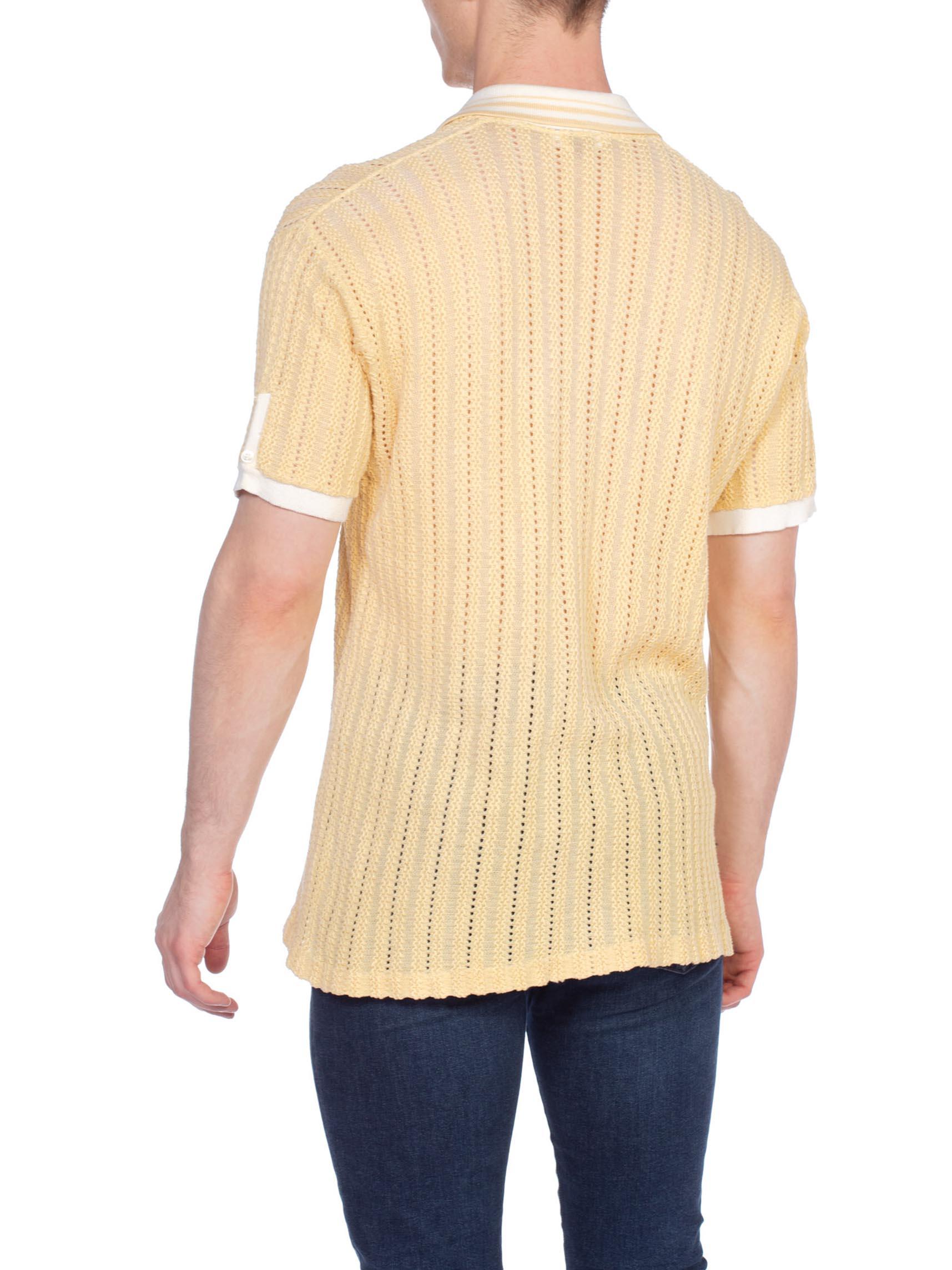 yellow polo shirt mens