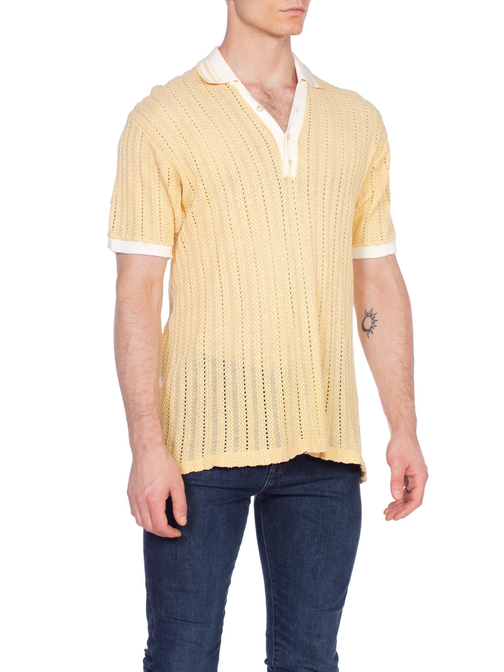 yellow polo shirt for men