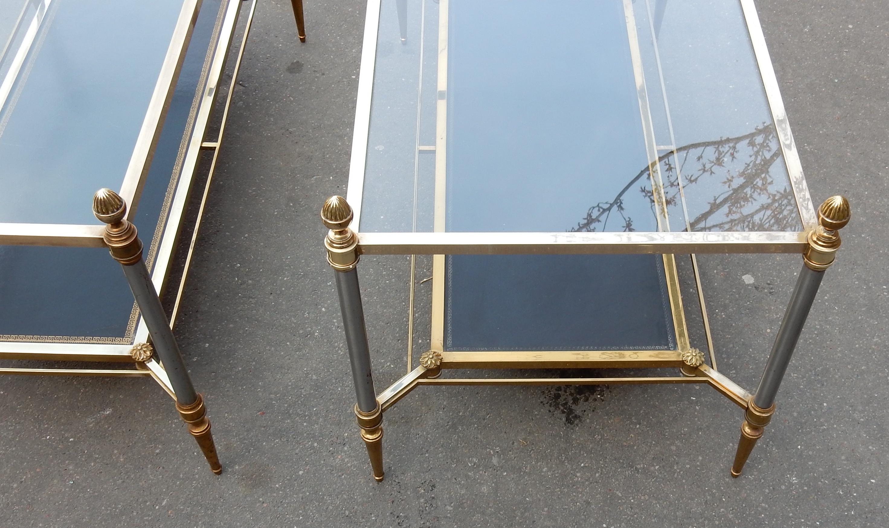 1950-1970' Pair of Coffee Table  Maison Jansen In Good Condition For Sale In Paris, FR