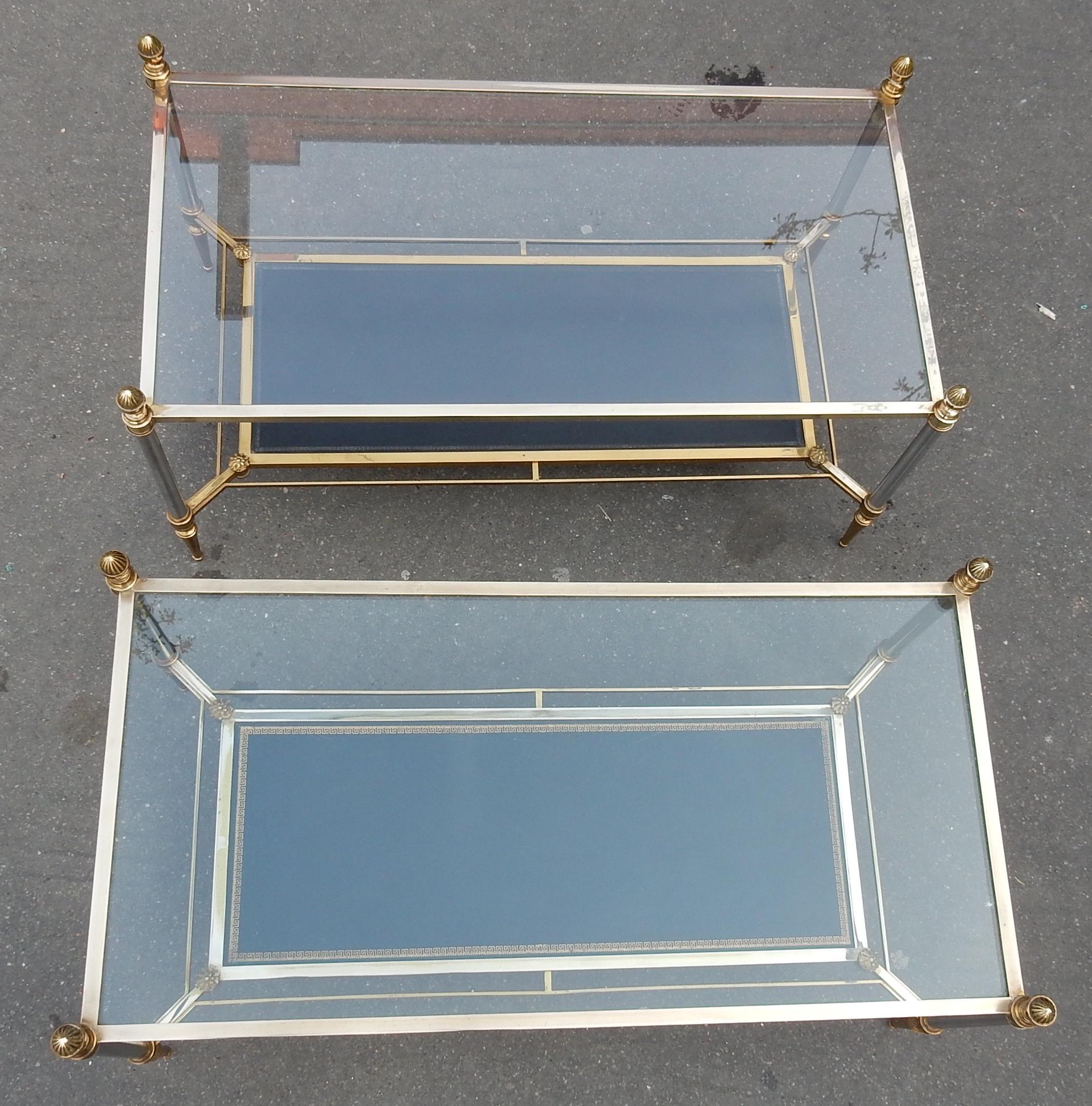 1950-1970' Pair of Coffee Table  Maison Jansen For Sale 1