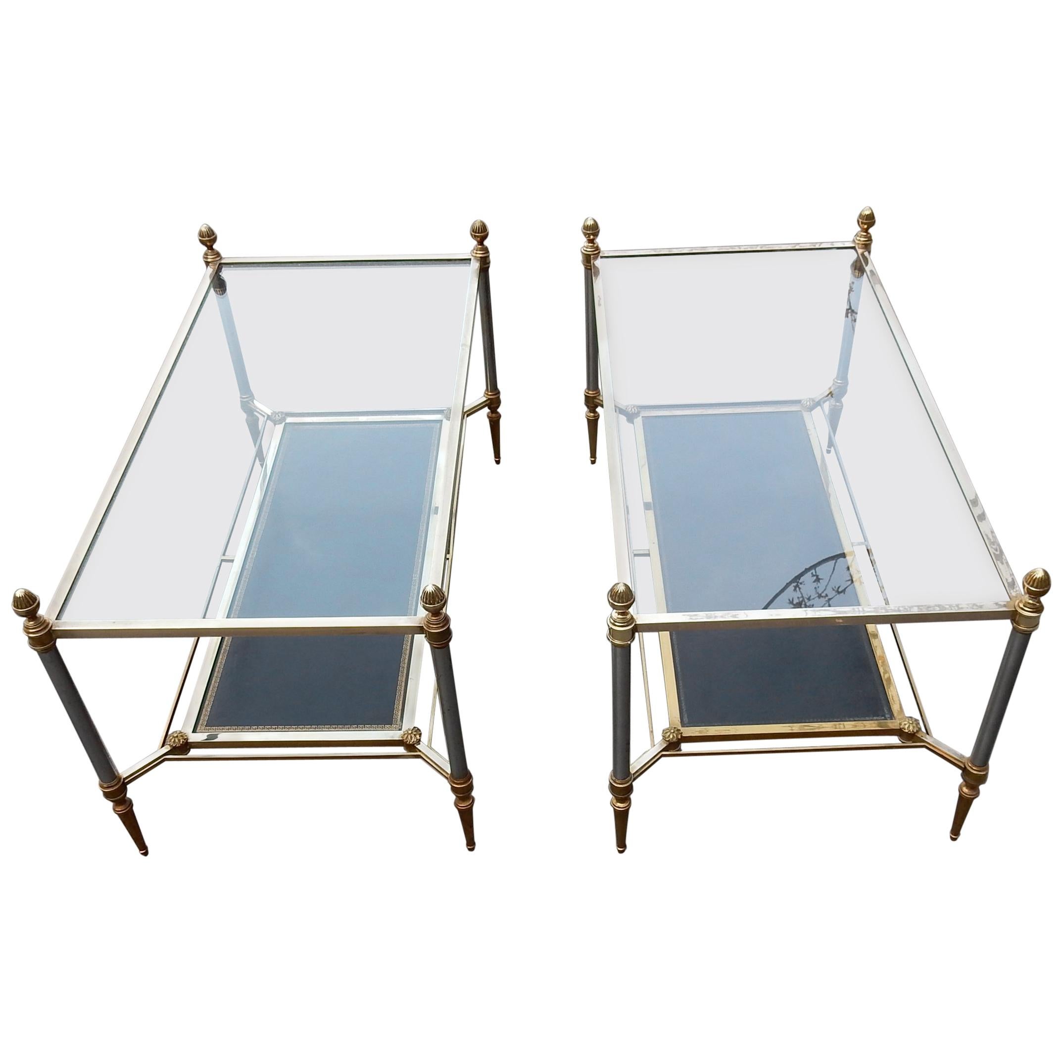 1950-1970' Pair of Coffee Table  Maison Jansen