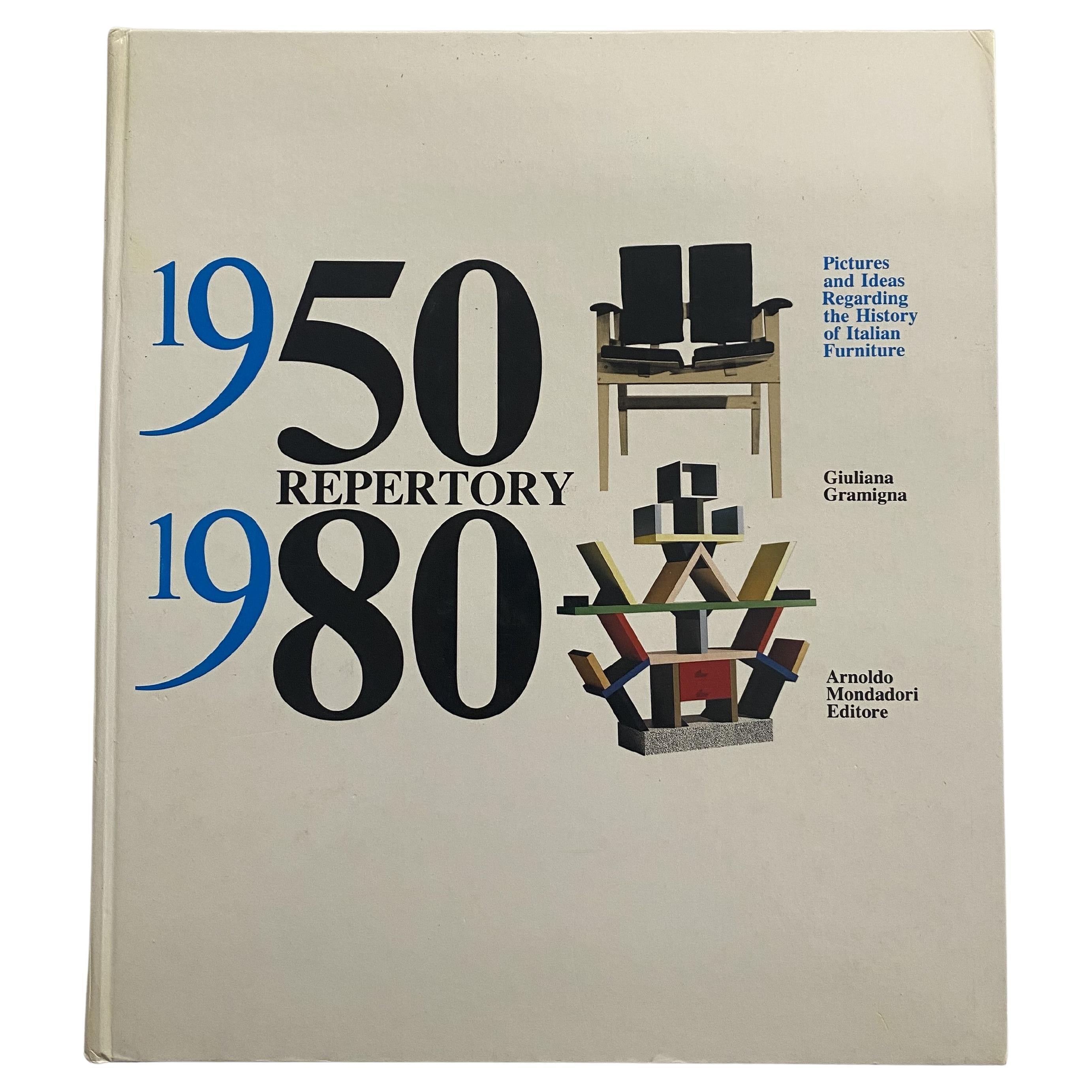 1950/1980 Repertory by Giuliana Gramigna (Book) For Sale