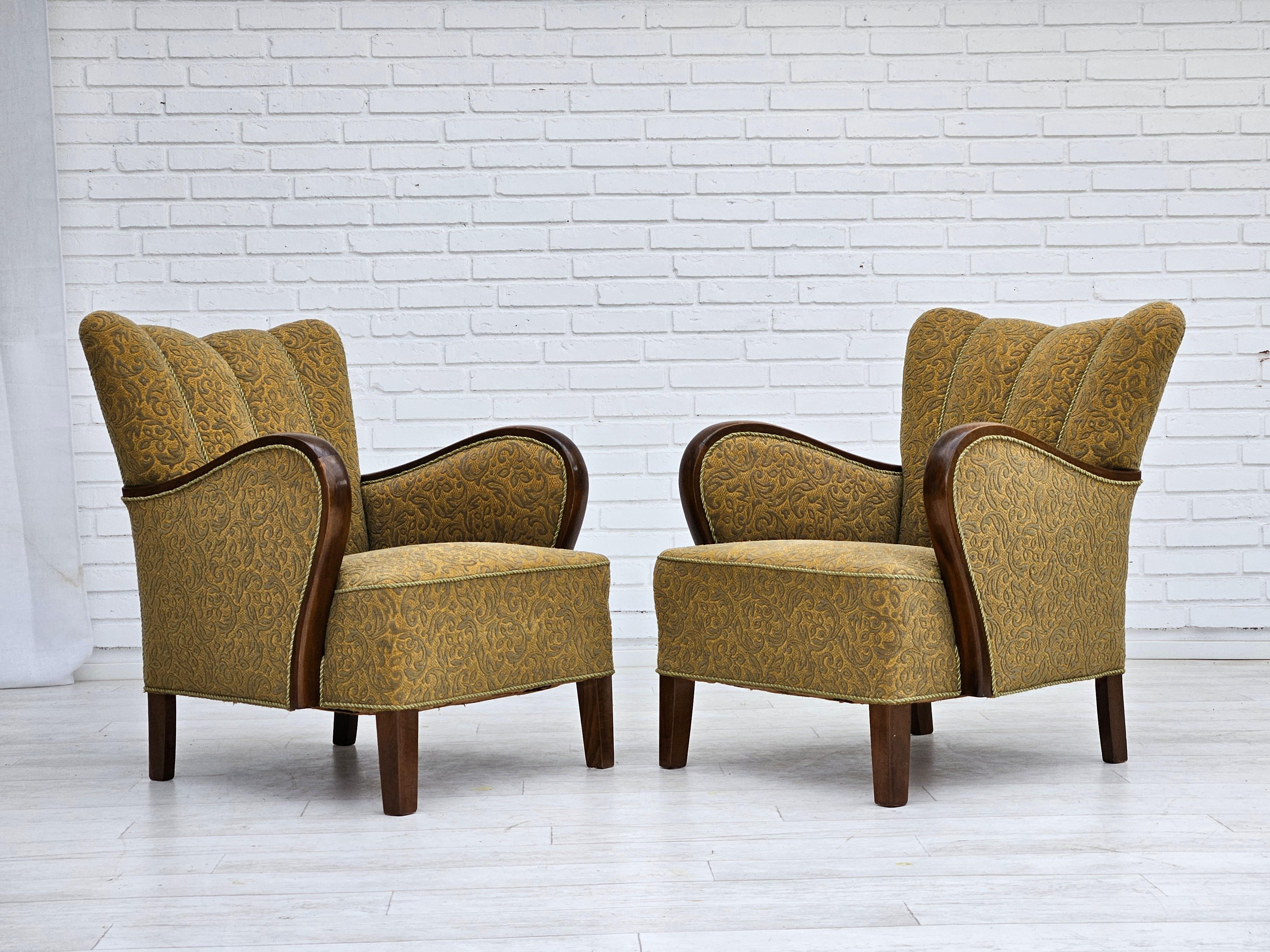 1950-60s, Danish design, armchair, original very good condition. For Sale 2