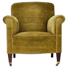 1950-60s, Danish design, loungechair, velour, original good condition.
