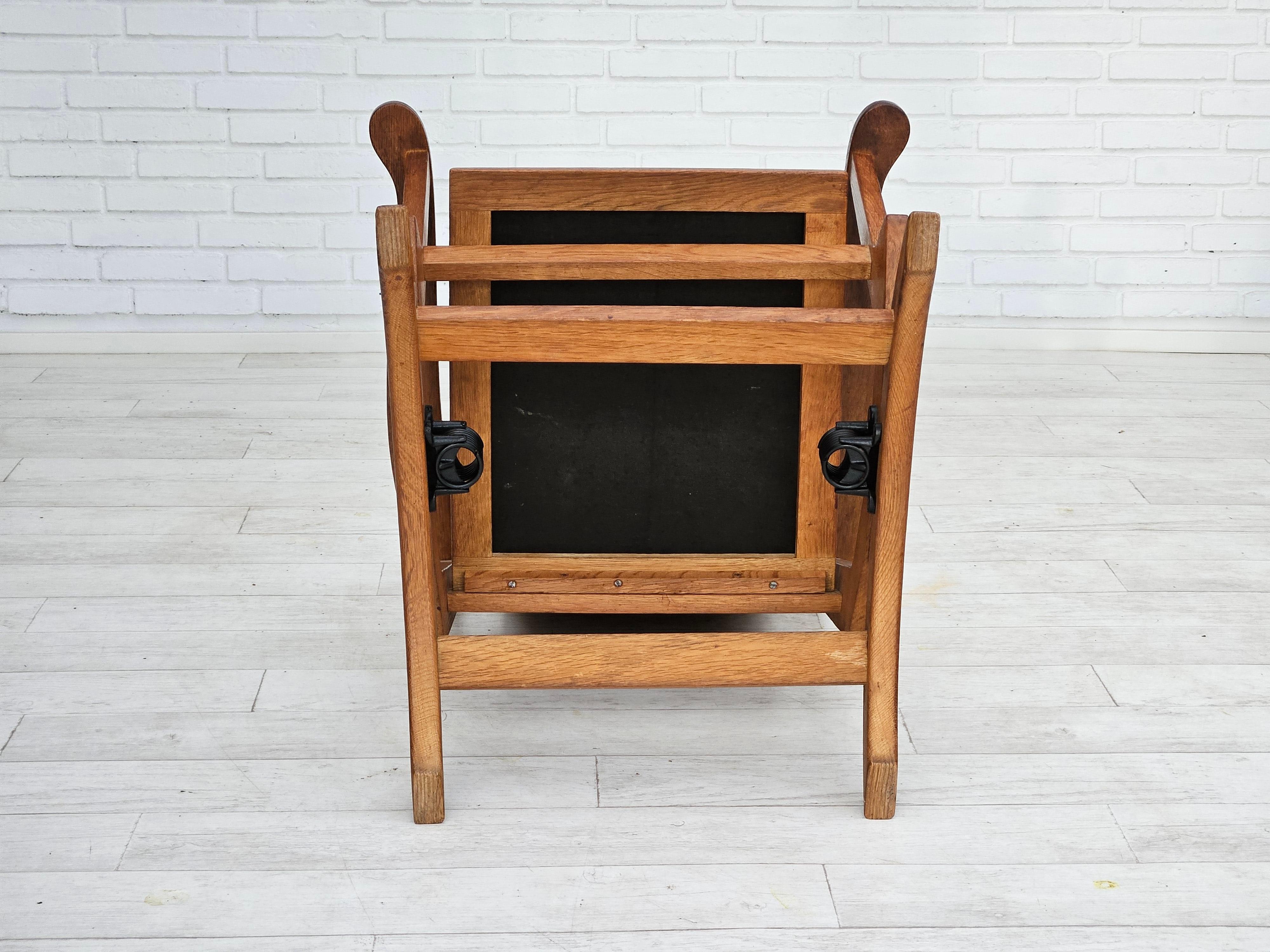 Dans les années 1950-60, le fauteuil à haut dossier danois en très bon état d'origine en vente 9