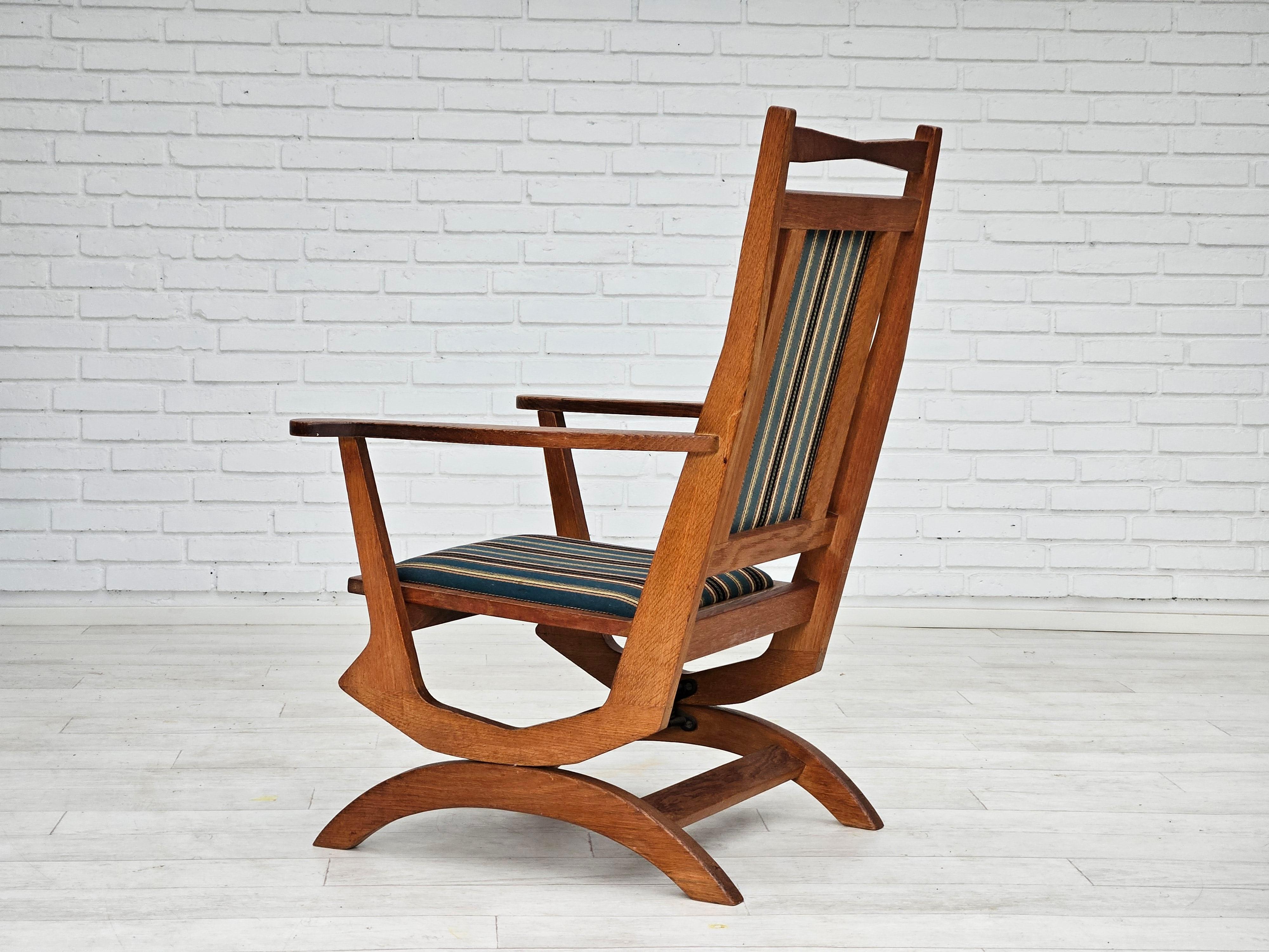 Dans les années 1950-60, le fauteuil à haut dossier danois en très bon état d'origine en vente 1