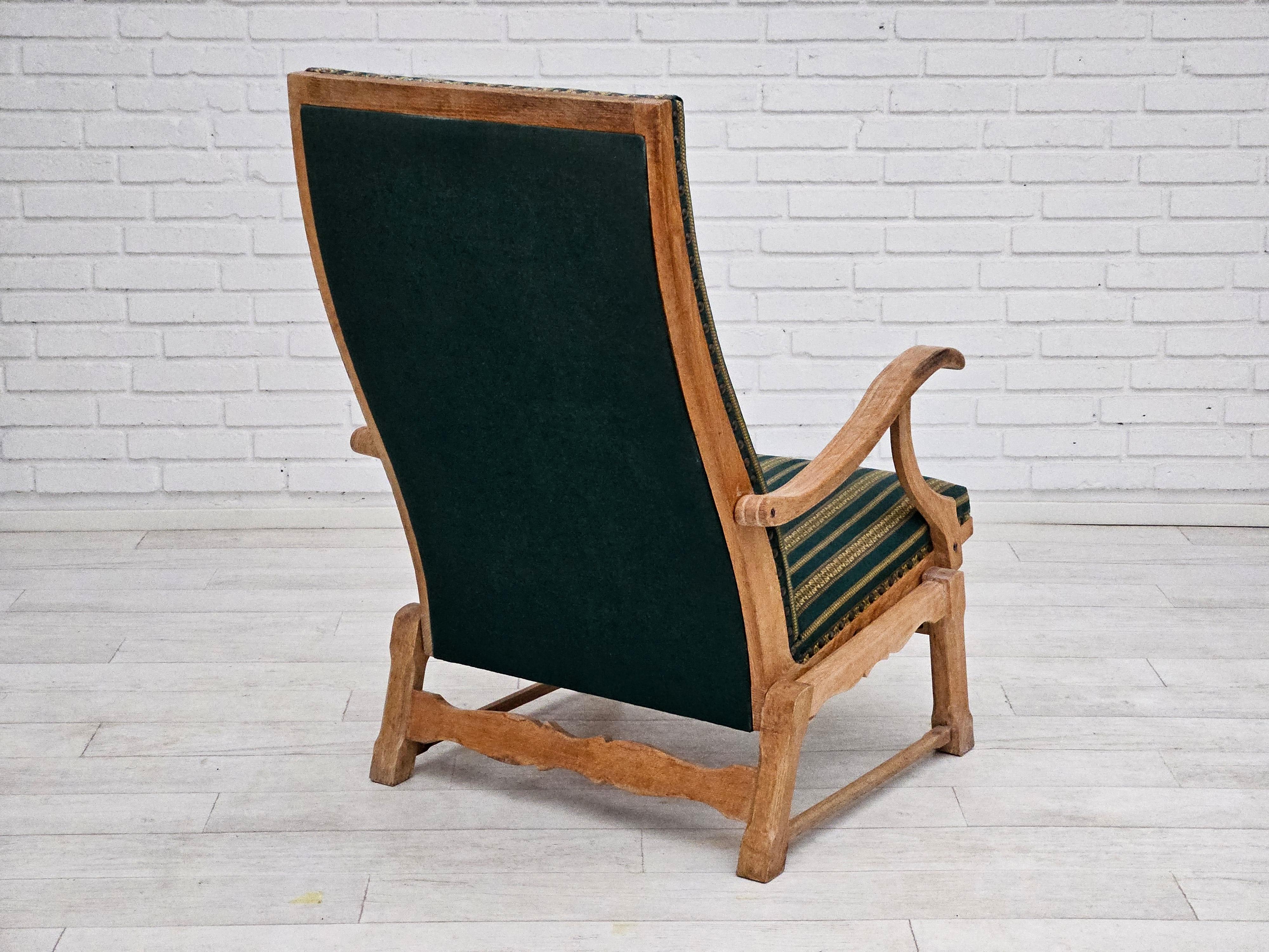 1950-60s, Danish highback rocking chair, original very good condition. For Sale 5