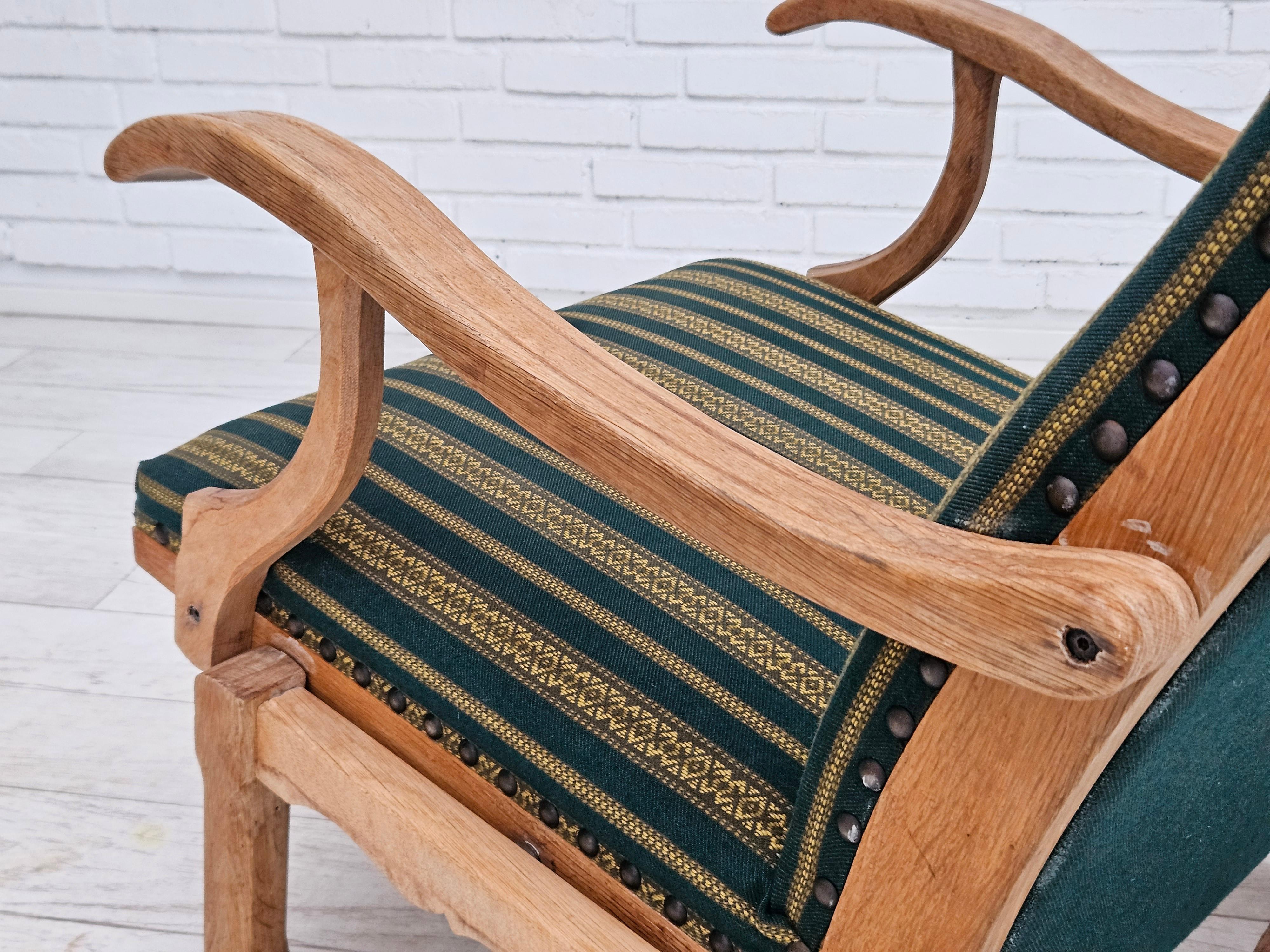 1950-60s, Danish highback rocking chair, original very good condition. For Sale 8