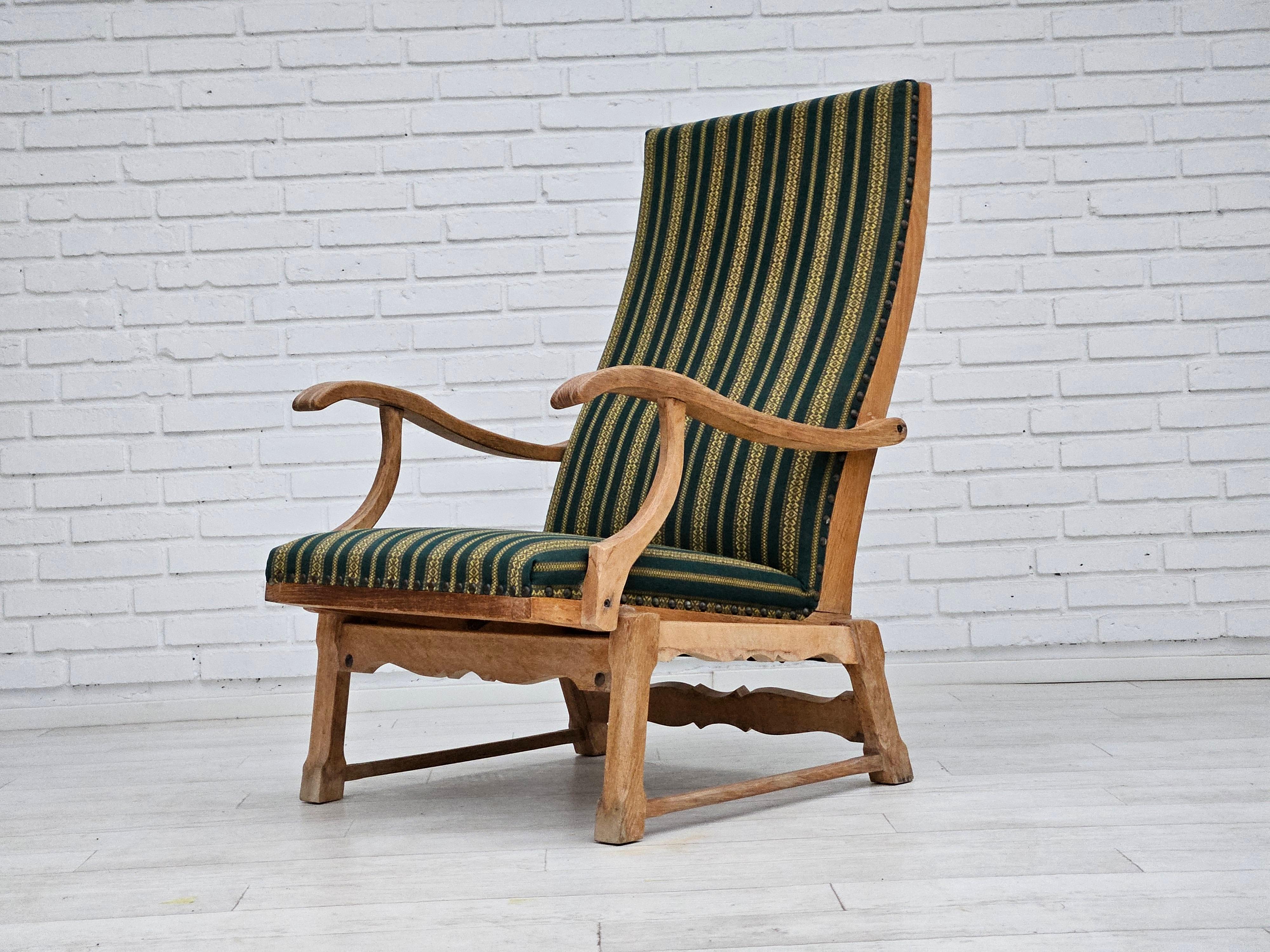 1950-60s, Danish highback rocking chair, original very good condition. For Sale 13