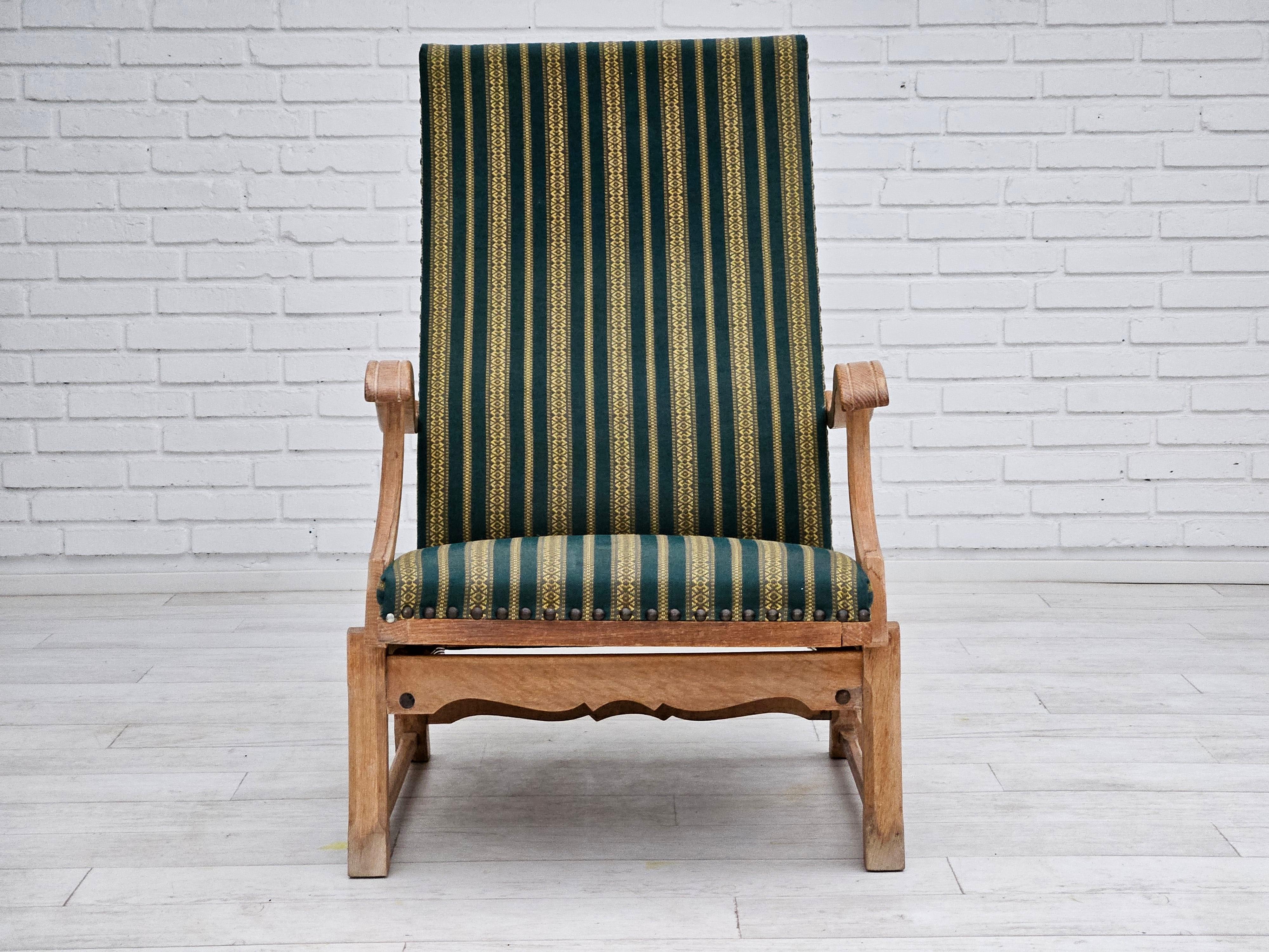 1950-60s, Danish highback rocking chair, original very good condition. For Sale 2