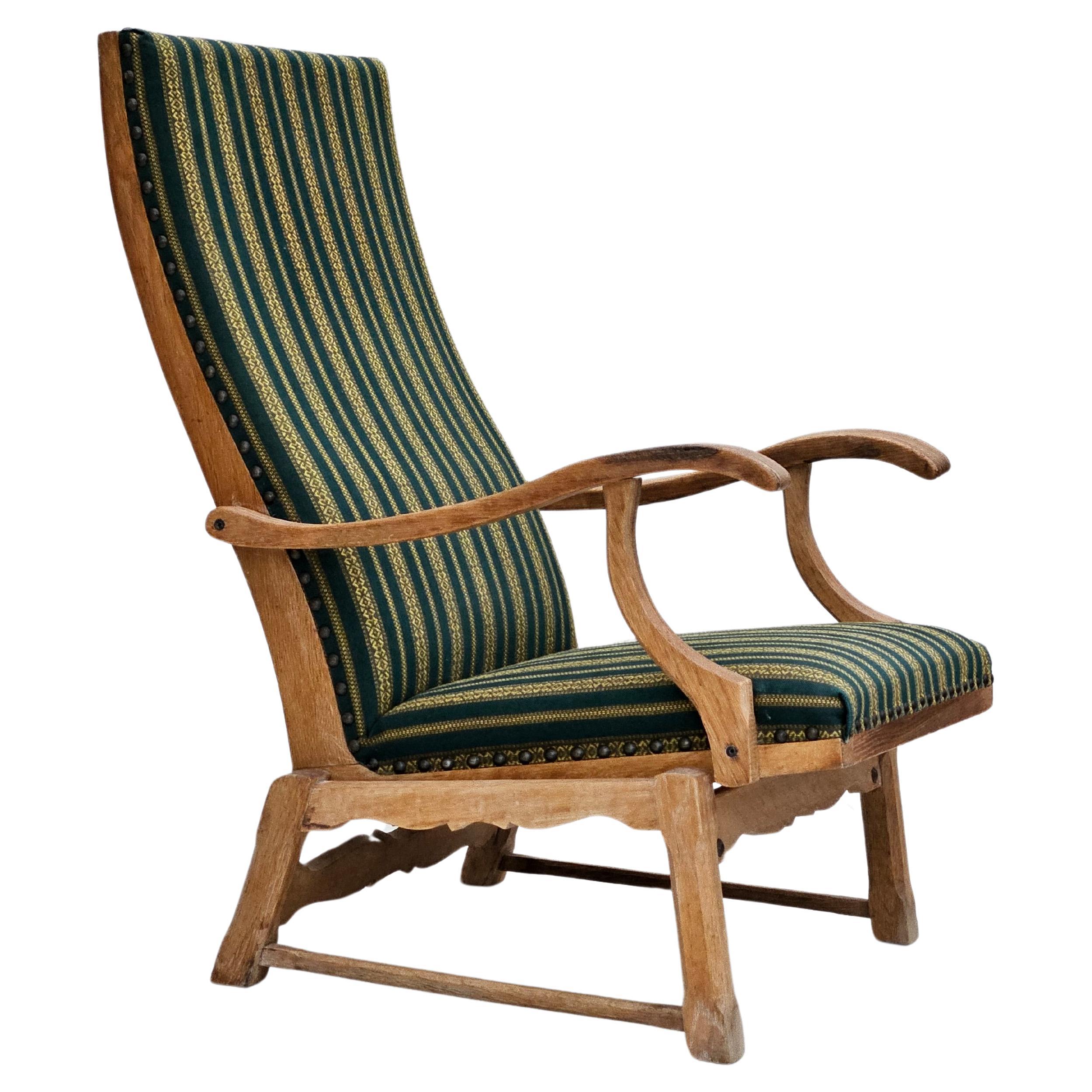 1950-60s, Danish highback rocking chair, original very good condition. For Sale