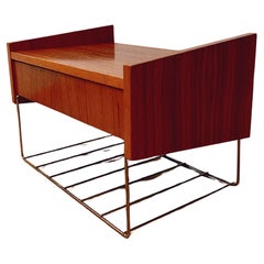 1950/60s Nordic/Danish Teak Shelf / Wall Hanging Night Stand / Side table