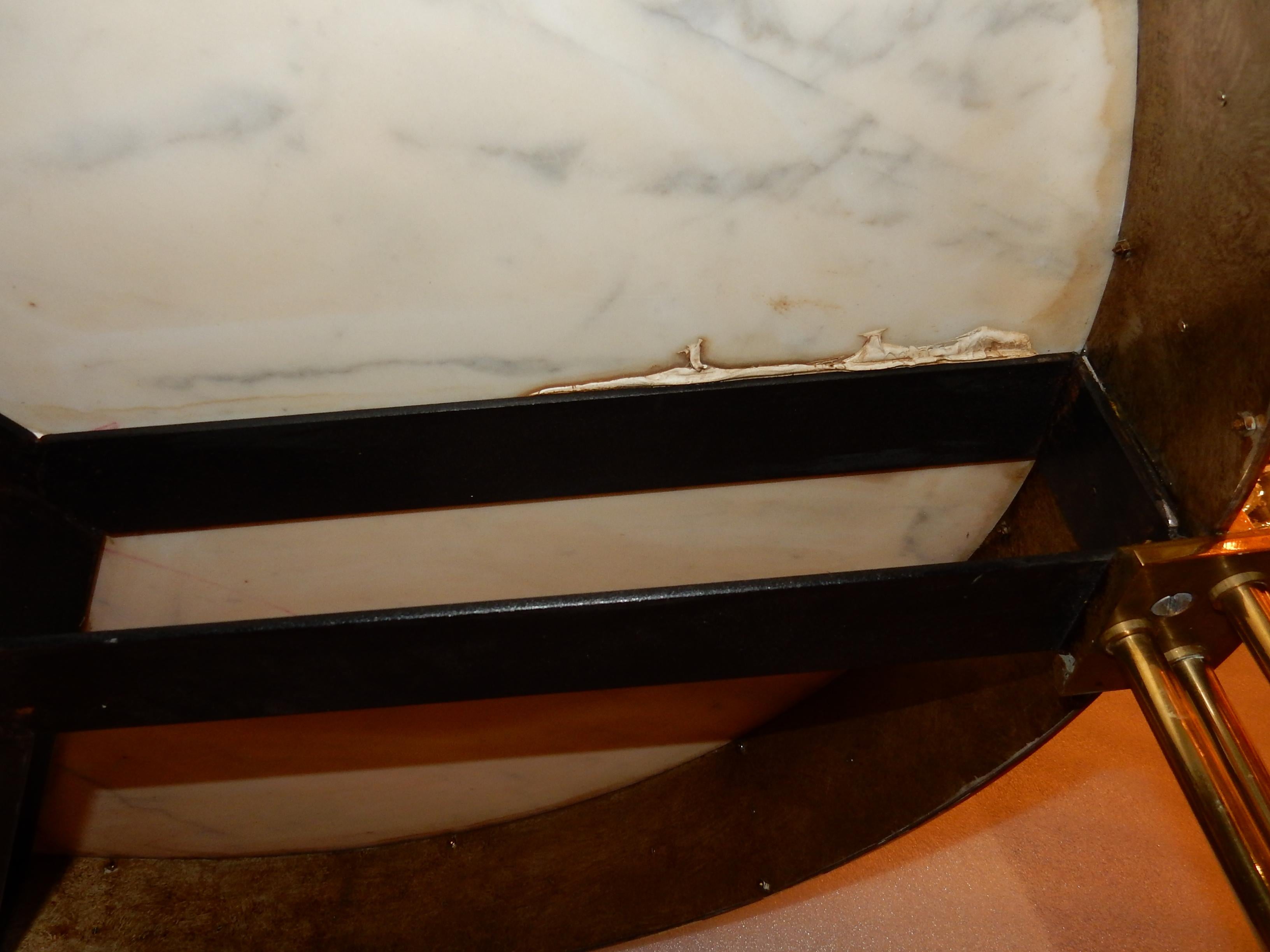 Pedestal Table attributed to Maison Jansen in the Style of Adam Weisweiler 2