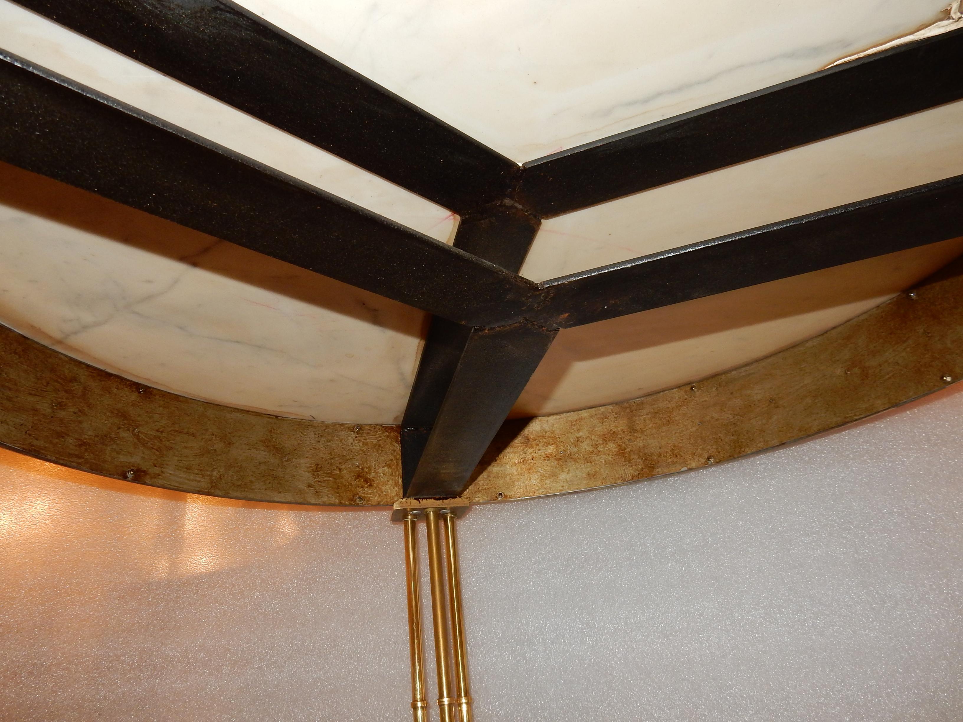 Pedestal Table attributed to Maison Jansen in the Style of Adam Weisweiler 1