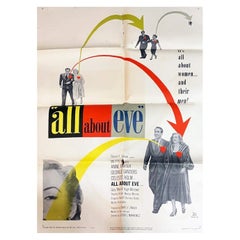 1950 All About Eve Original Vintage Poster