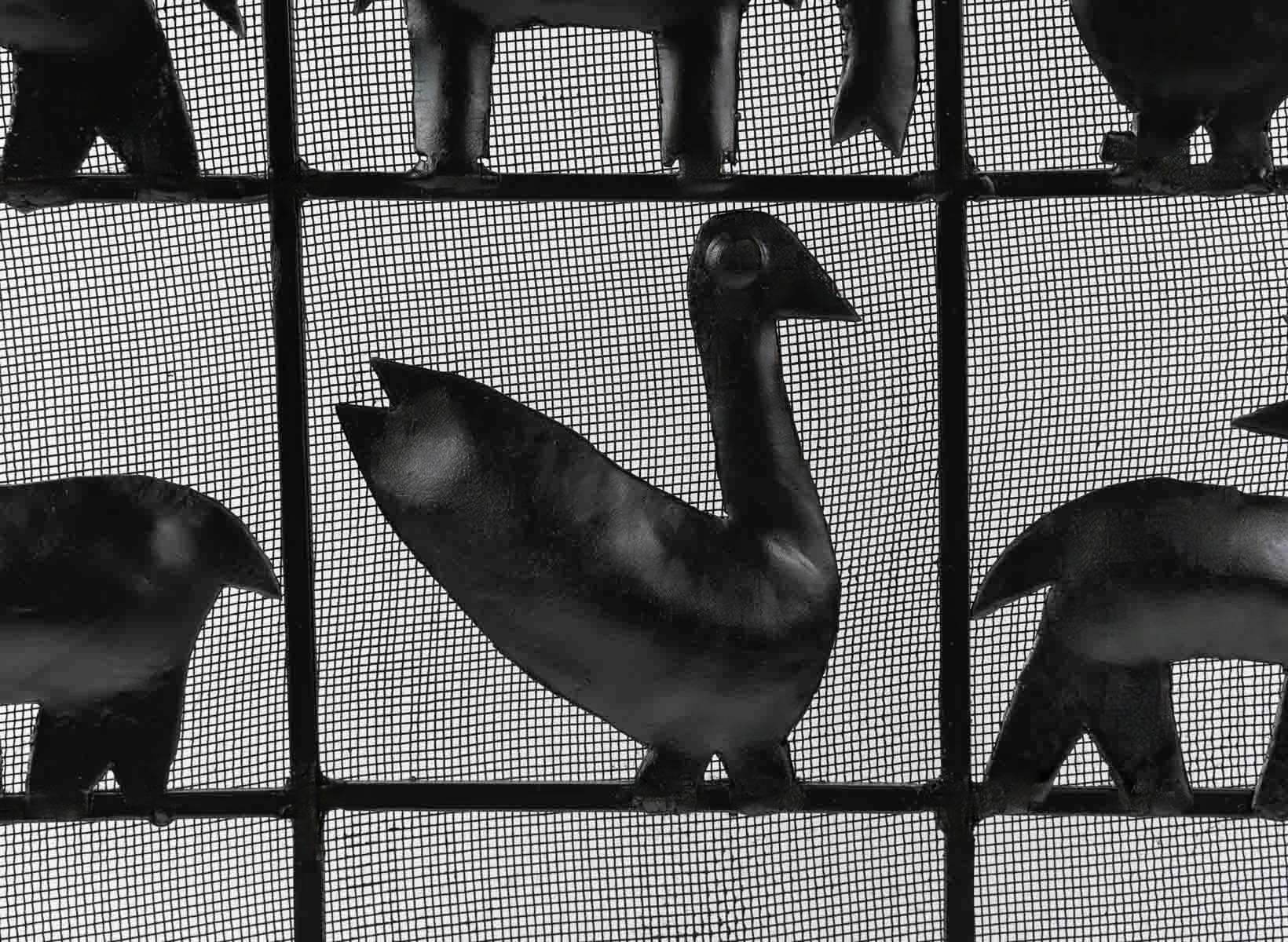 Biombo de hierro forjado 1950 Ateliers Marolles Francés