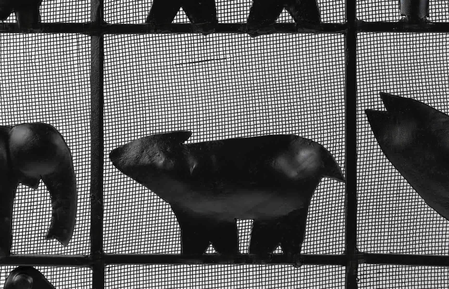 Biombo de hierro forjado 1950 Ateliers Marolles mediados del siglo XX