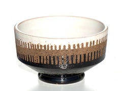 1950 Bitossi Jarrón de cerámica italiana de mediados del siglo XX, set de 2