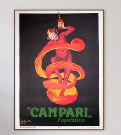 1950 Bitter Campari Original Vintage Poster