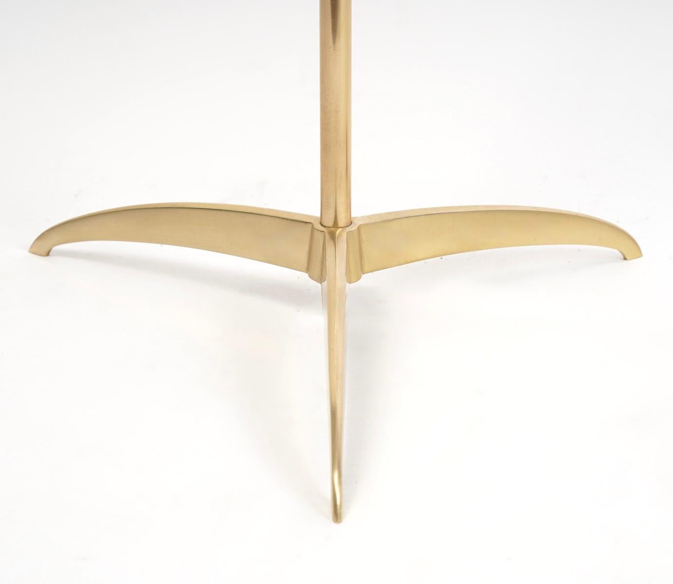 1950 Lampada da terra in bronzo e ottone di Stilnovo In condizioni buone in vendita a Saint-Ouen, FR