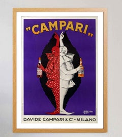 1950 Campari Leonetto Cappiello Original Vintage Poster