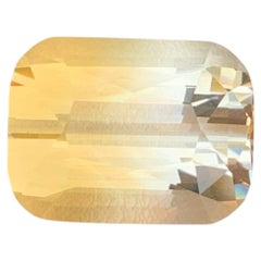 19.50 Carat Natural Loose Bicolor Golden Citrine Cushion Cut Bazillion Gemstone