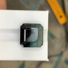 19.50 Carat Natural Loose Bicolor Tourmaline Stone Emerald Cut Afghan Gemstone