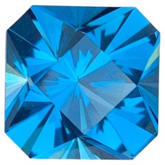 19.50 Carat Natural Loose London Blue Topaz Gemstone From Brazil