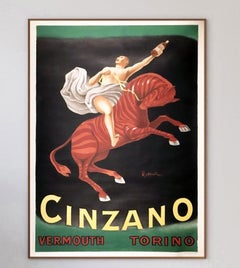 1950 Cinzano Vermouth Original Vintage Poster