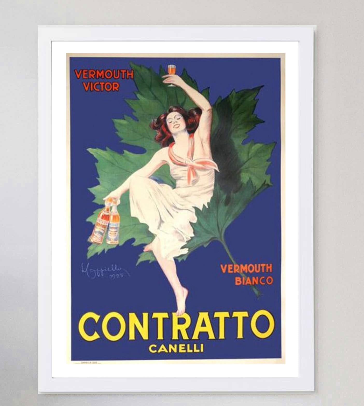 Italian 1950 Contratto Original Vintage Poster