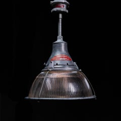 1950 Crouse-Hinds Holophane Industrial Pendant Lights