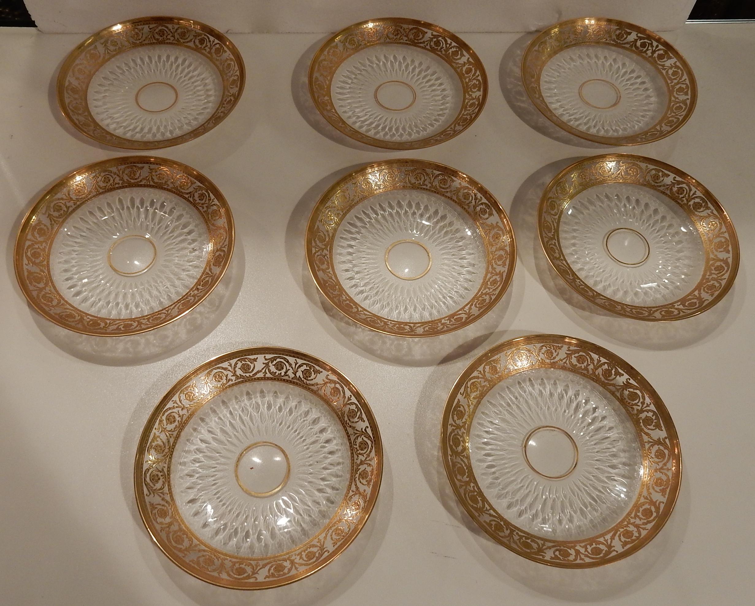 1950 'Crystal Serveware from Saint Louis Thistle 90 Pieces 3