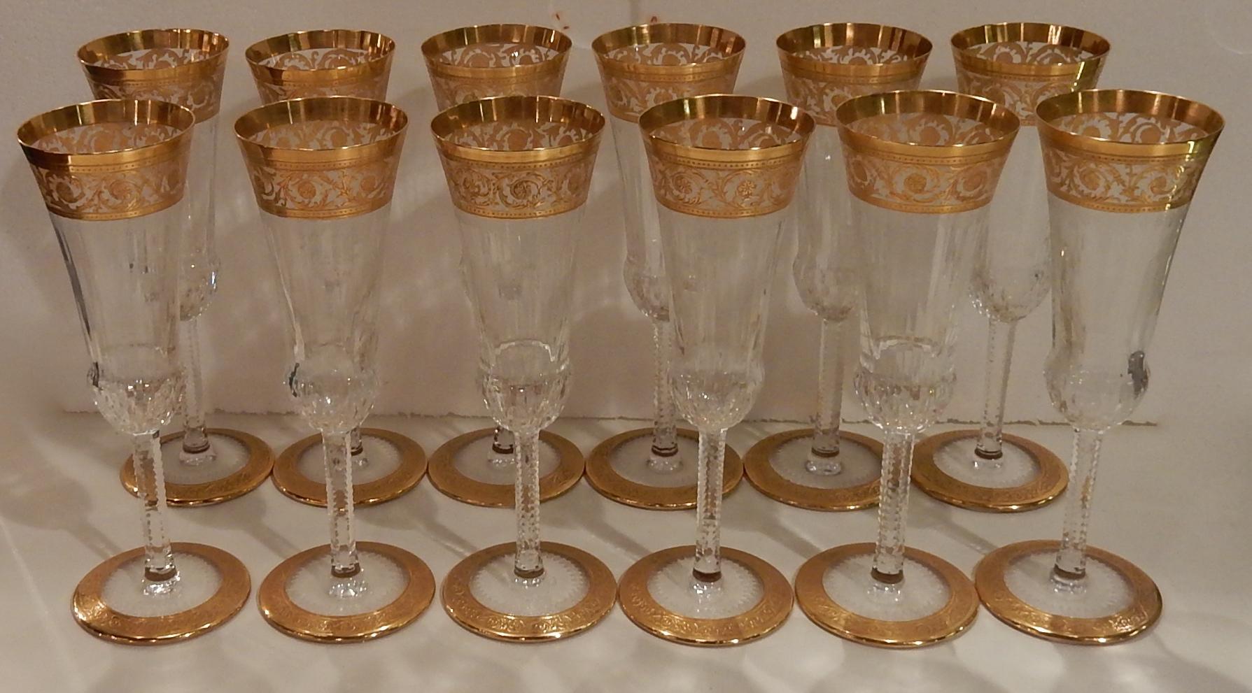 1950 'Crystal Serveware from Saint Louis Thistle 90 Pieces 4