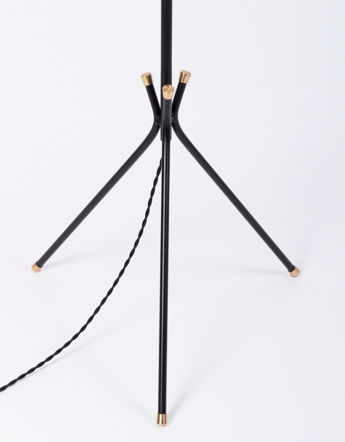 French 1950 Floor Lamp by Maison Arlus
