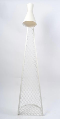 1950 Lámpara de pie "Raquette" De Robert Lempereur