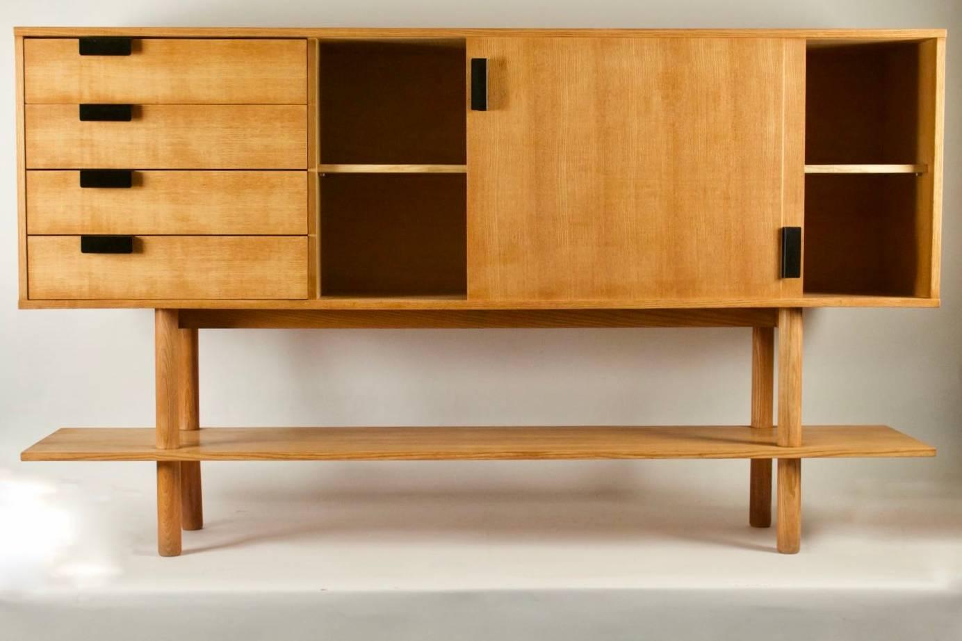 1950 French Elm Sideboard in the Style of Alain Richard 4