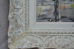 1950 French Industrial Painting Signed Gabriel Marc Louis Ferro