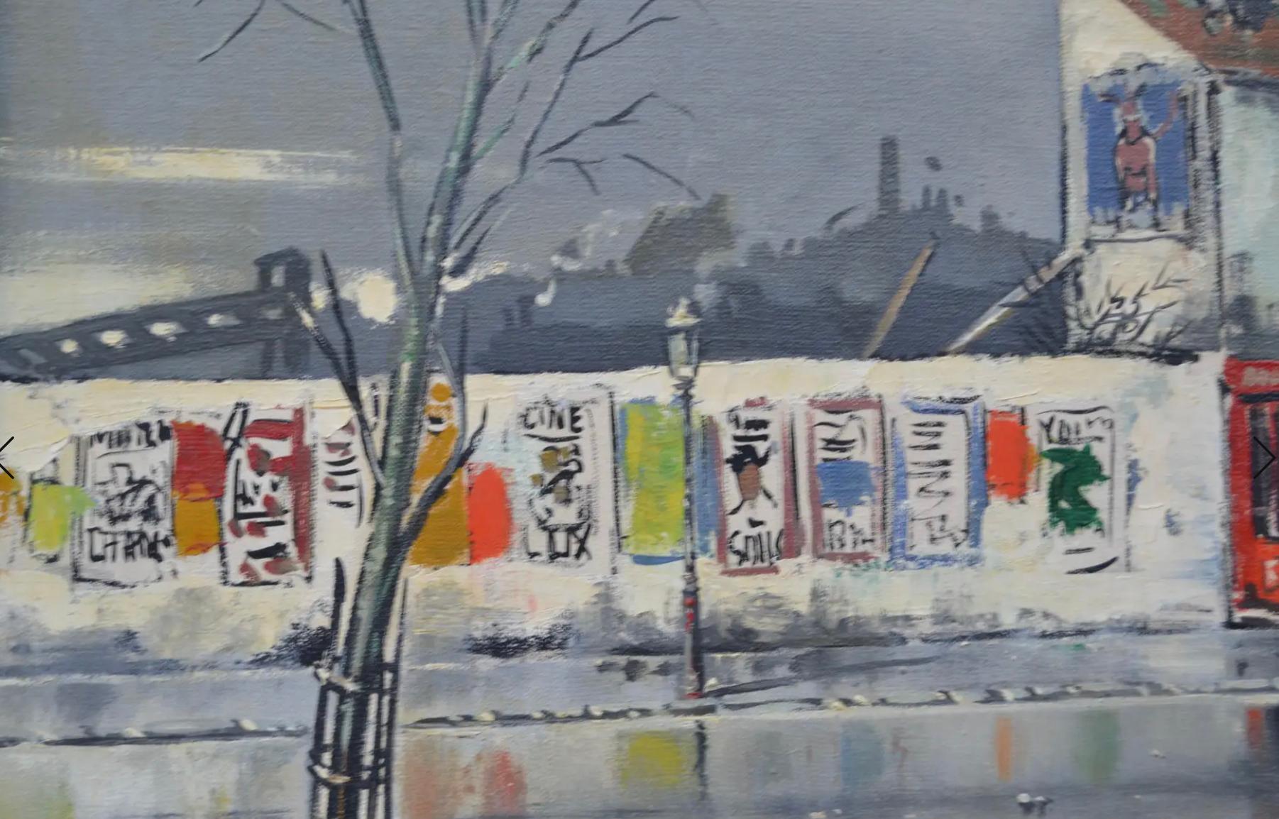 Stile provenzale 1950 Pittura industriale francese firmata Gabriel Marc Louis Ferro in vendita
